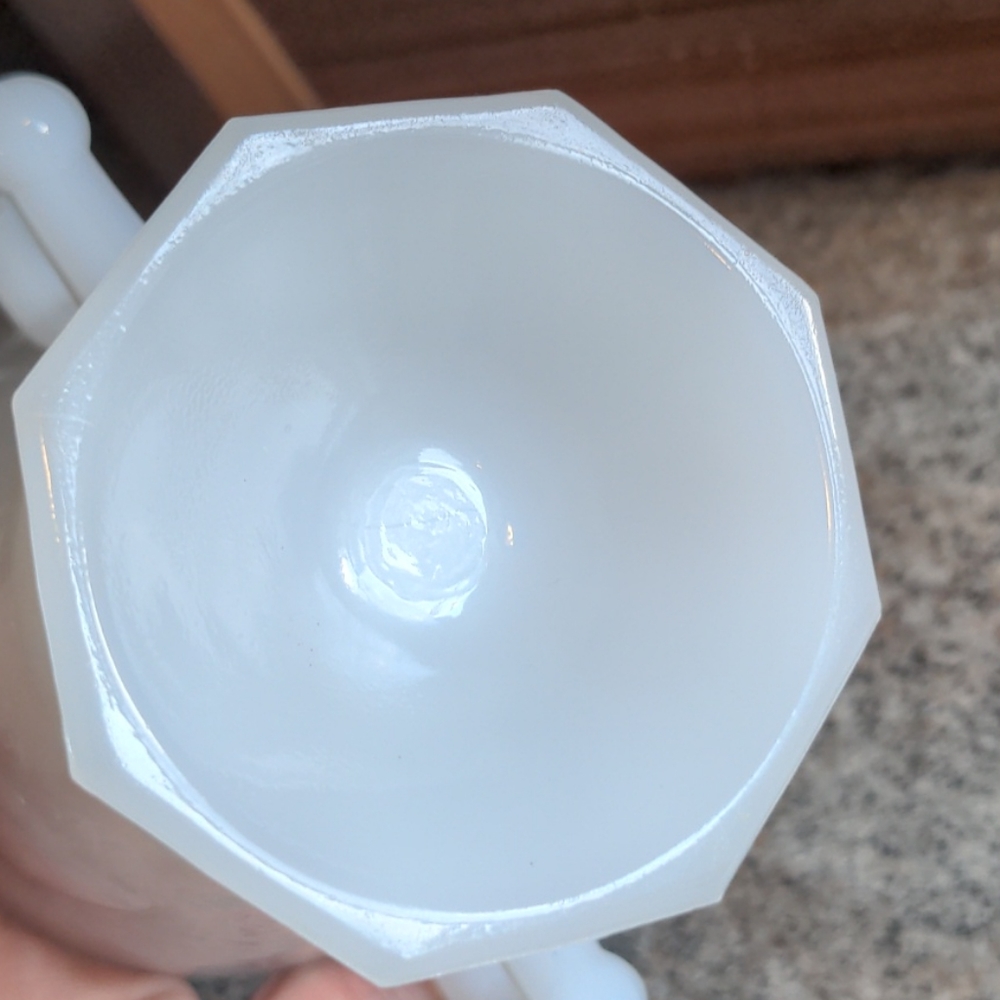 Vintage 1950s Milk Glass Open Sugar Bowl Baltimore - Picture 5 of 8